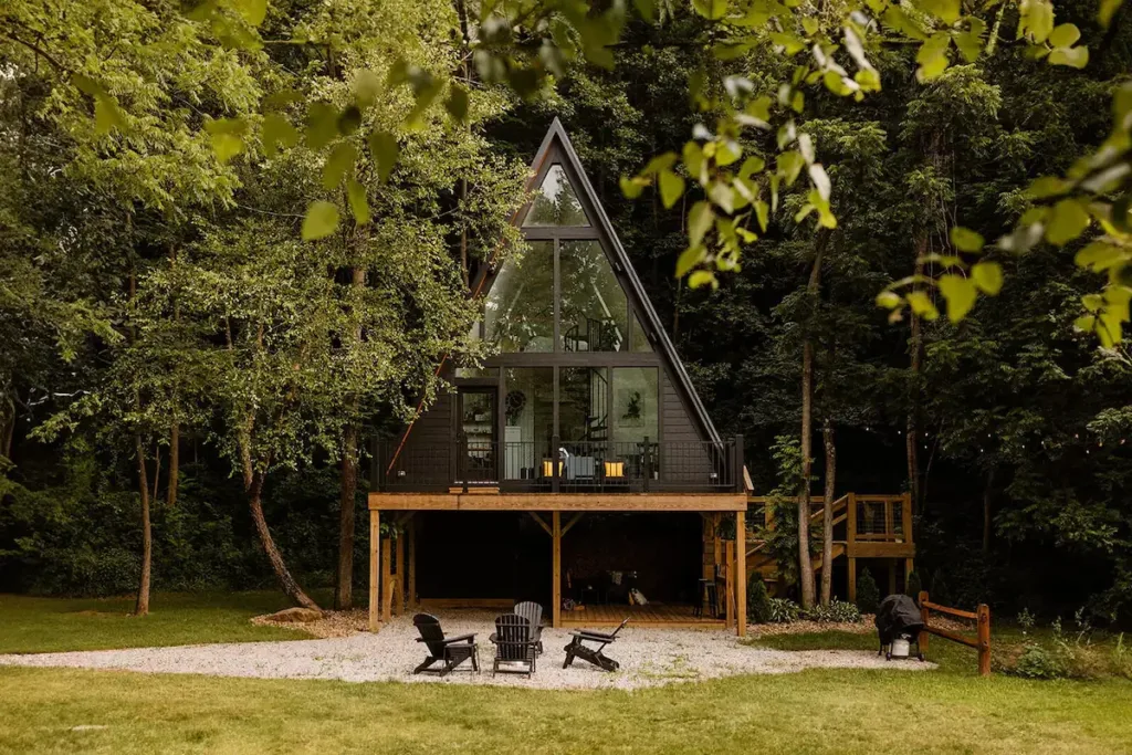 The Pinnacle A Luxury Hocking Hills A Frame Cabin