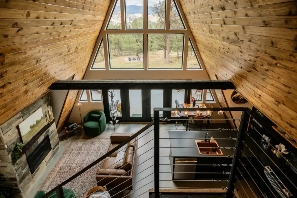  24 Best A-frame House Interior to inspire you.