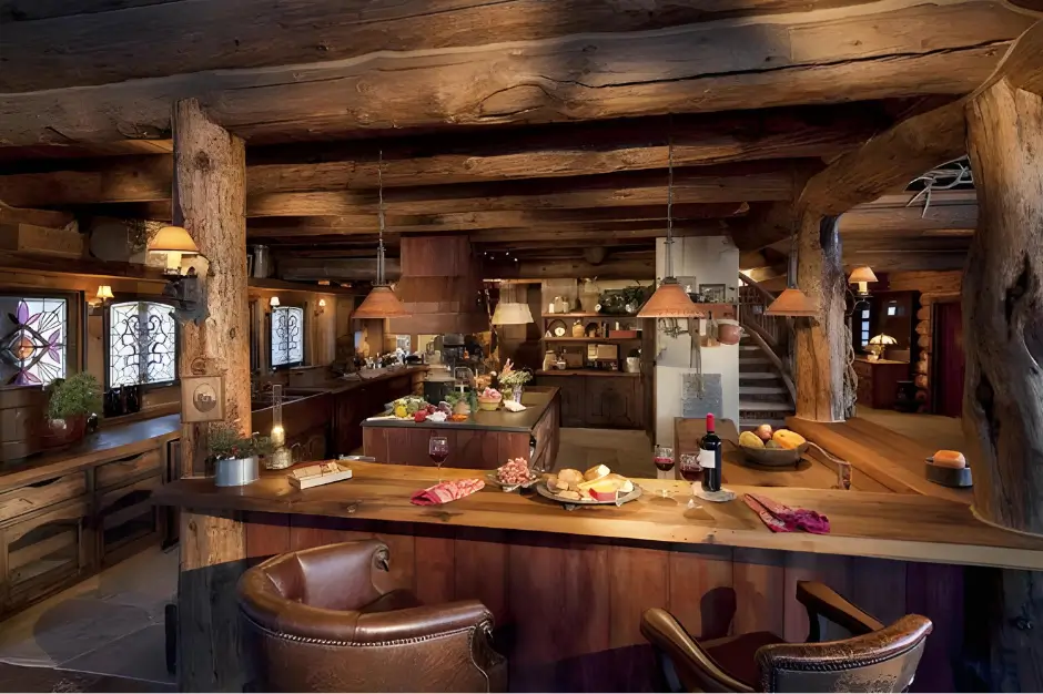 The Buckhorn Bar - Inspiring Bar Log Cabin Ideas 
