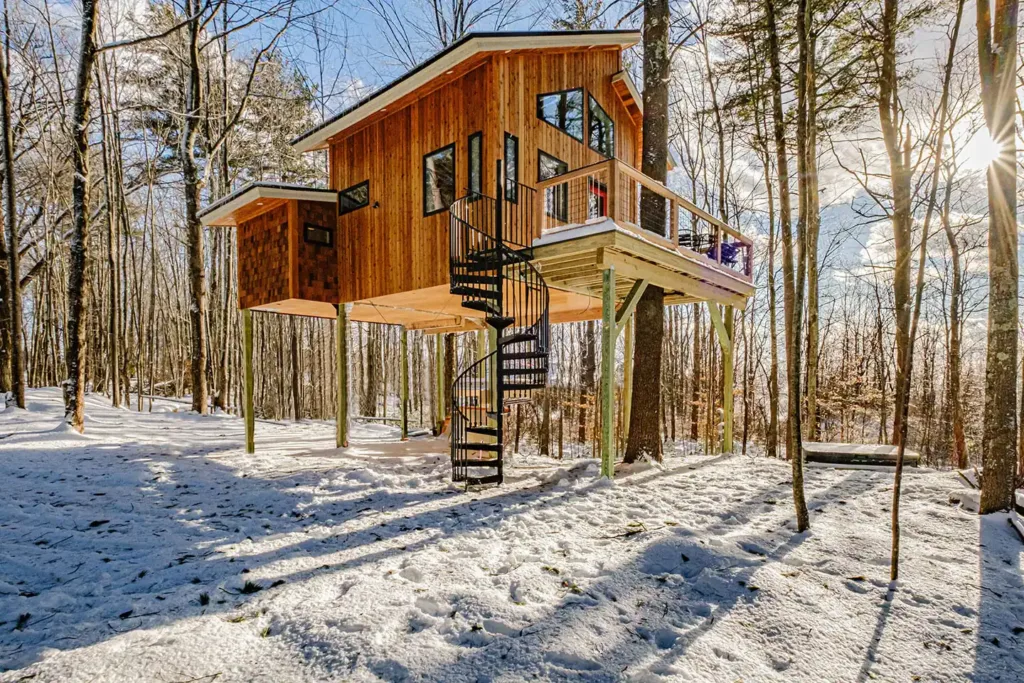 19. The Canopy Treehouse - Sanford, Maine Treehouse Rentals Across the USA