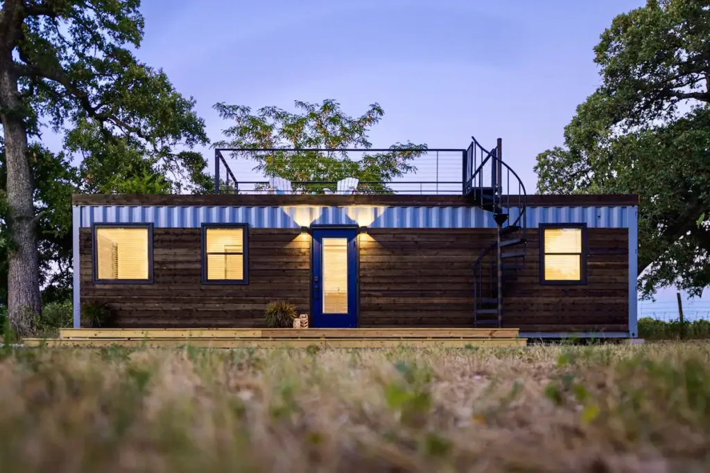 The Shoreline" Container Tiny Home