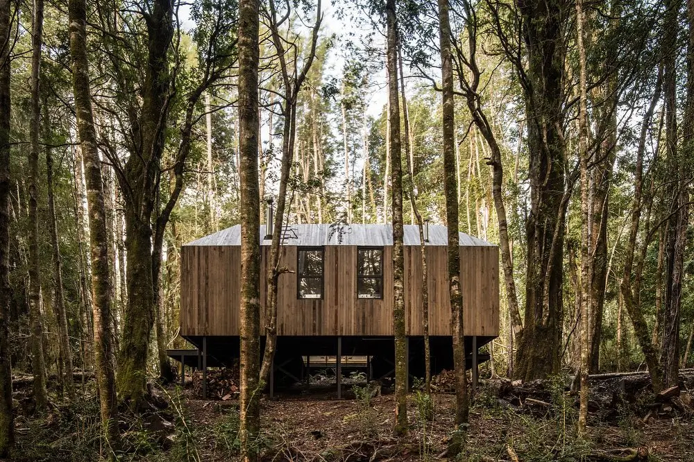 Impluvium Cabin - Neltume, Chile - Stunning Scandinavian House Design