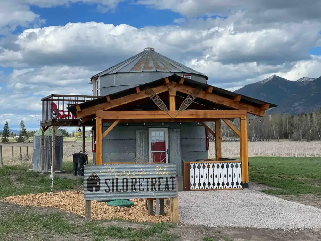 Honey's Silo Retreat - Kalispell, Montana - Grain Silo Rental