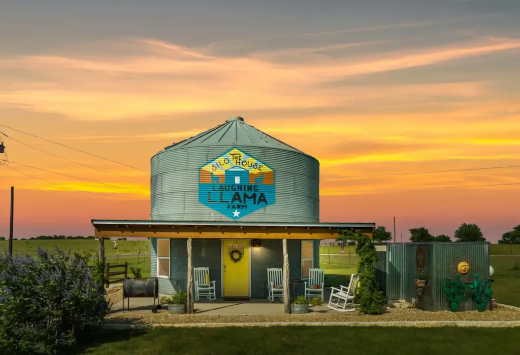 The Silo House At Laughing Llama Farm - 52 Best Grain Silo Rental Around the U.S.A