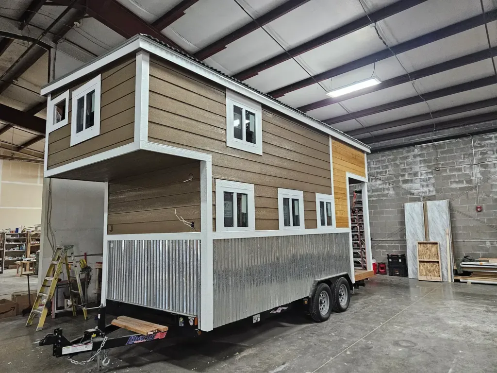 14′ New Tiny Home W/ 4′ Covered Porch!! - Low-Cost Tiny Houses