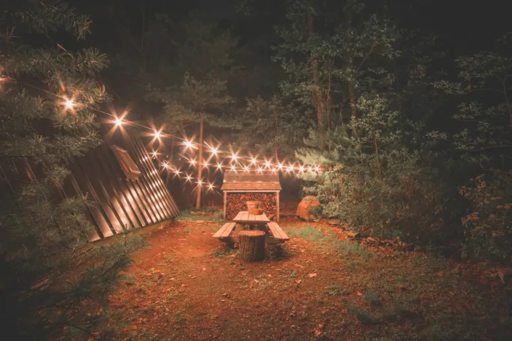 Romantic Black A-Frame House in Catskil