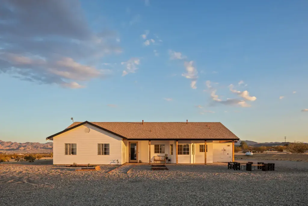 Hangar Hideaway | Movie Theater (brand new cabin rentals in Joshua Tree)