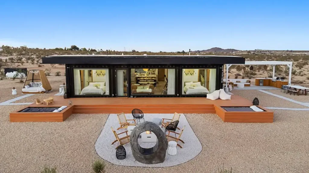 Off-Grid Oasis: Joshua Tree's Largest Container Home - Joshua Tree container homes