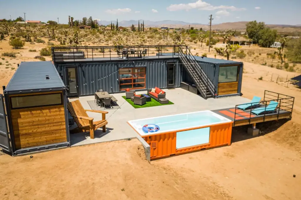 Box on the Rox: A Desert Oasis - Joshua Tree container homes