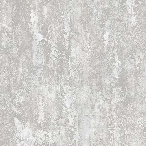 Luxurious polished Venetian plaster wall texture in a shimmering silver, mimicking the look of natural stone.