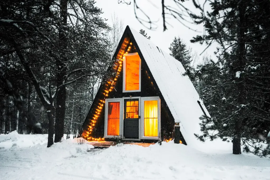 The Morel Cottage - A-frame cabins on Mackinac Island
