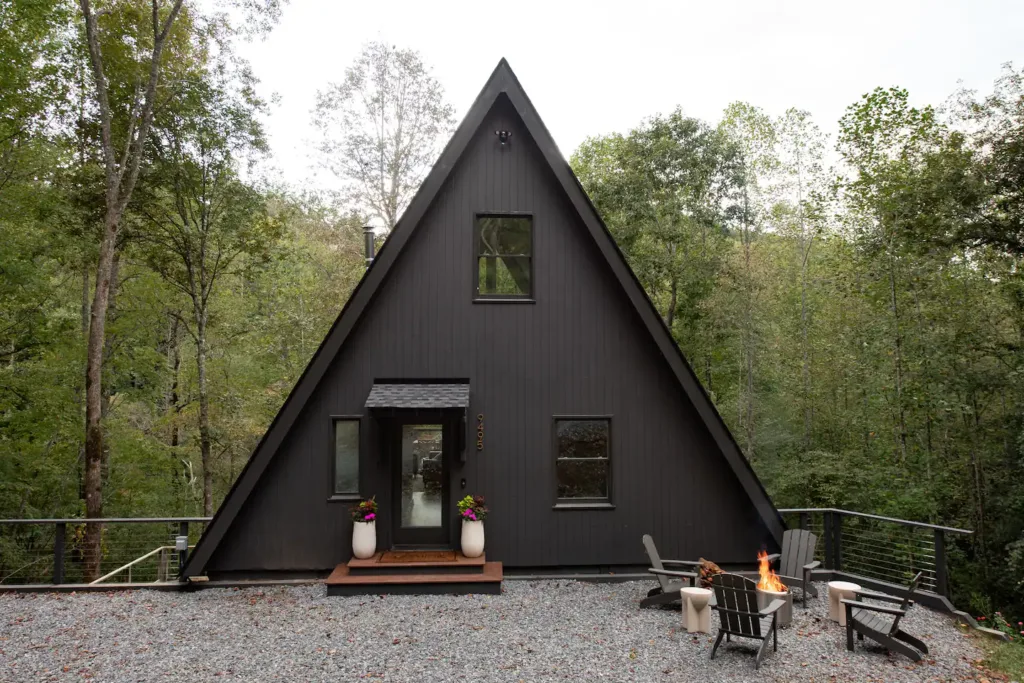 Contemporary A-Frame Retreat - A Simple A-frame Building for Beginners