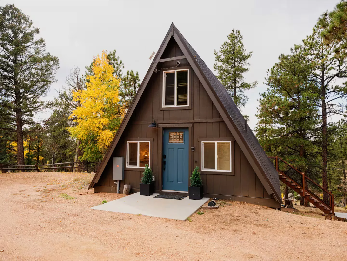 Step Inside The Wood Colorado A-Frame Cabin, A Dream Getaway