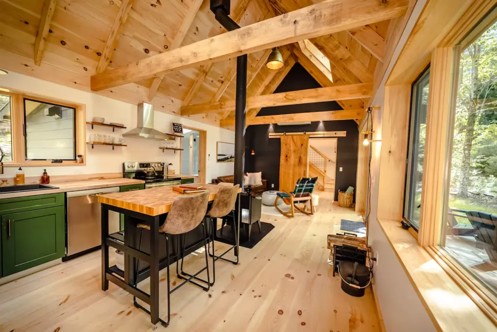 Inside the 5-Star Rock Cabin Airbnb - You Must-See