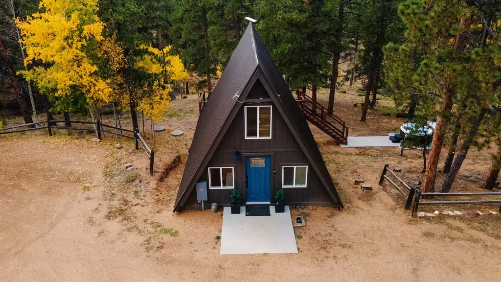 Step Inside The Wood Colorado A-Frame Cabin, A Dream Getaway