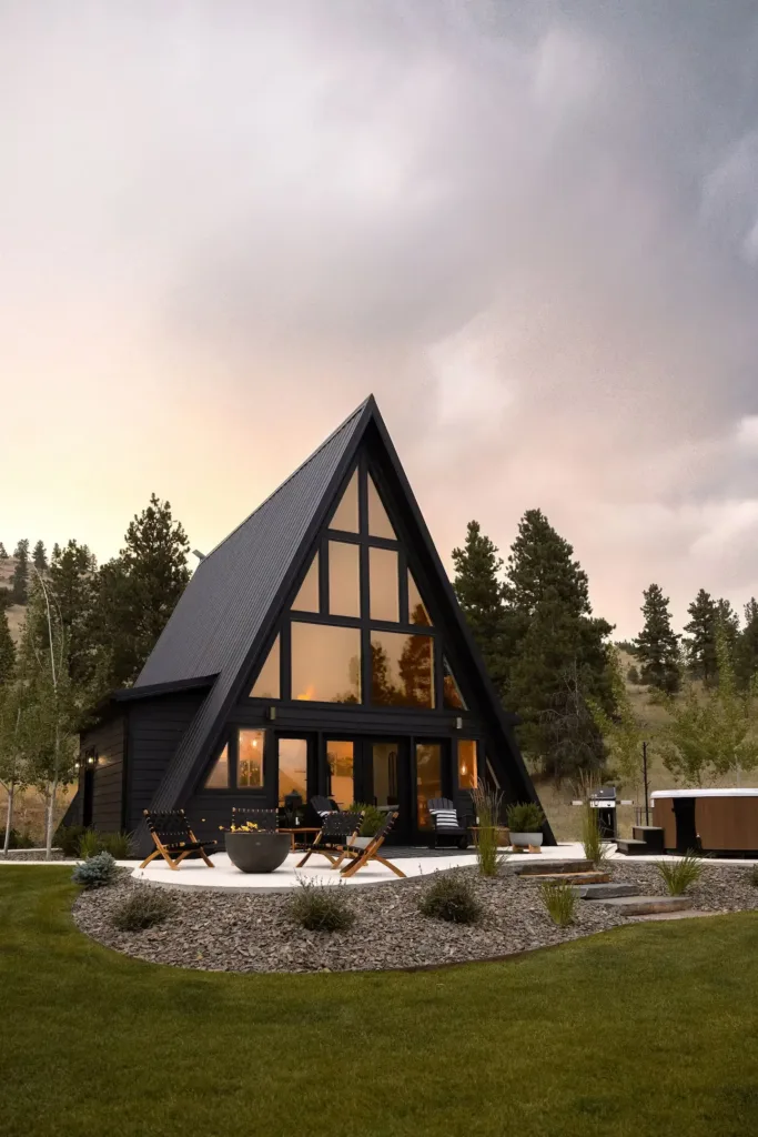 20-Acre Montana A-Frame Cabin with Unforgettable Mountain Views