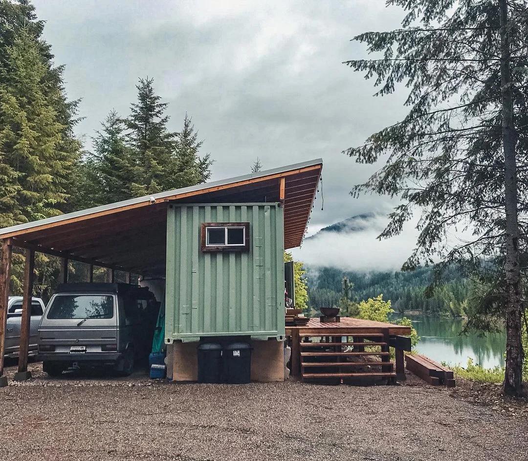 A Couple's $20K Shipping Container Home