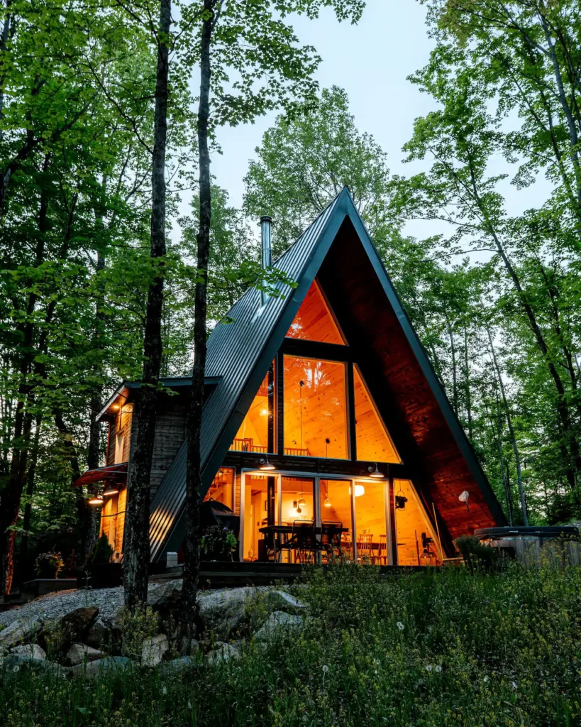 Prunella A-frame 1 of 76 A-frame House Exteriors Ideas to Inspire You