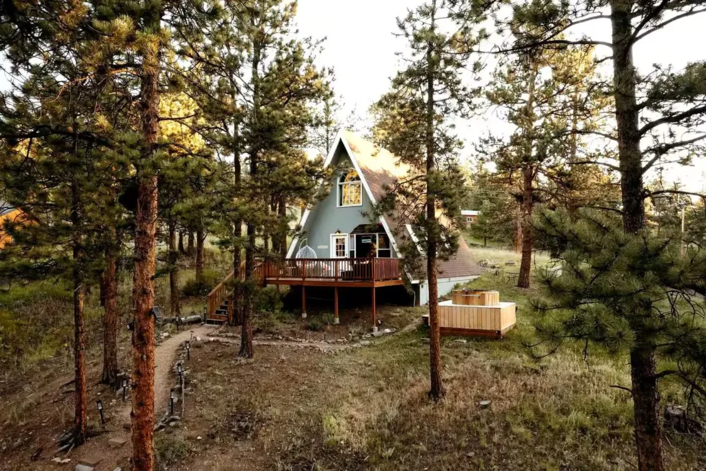 1 of 76 A-frame House Exteriors Ideas to Inspire You