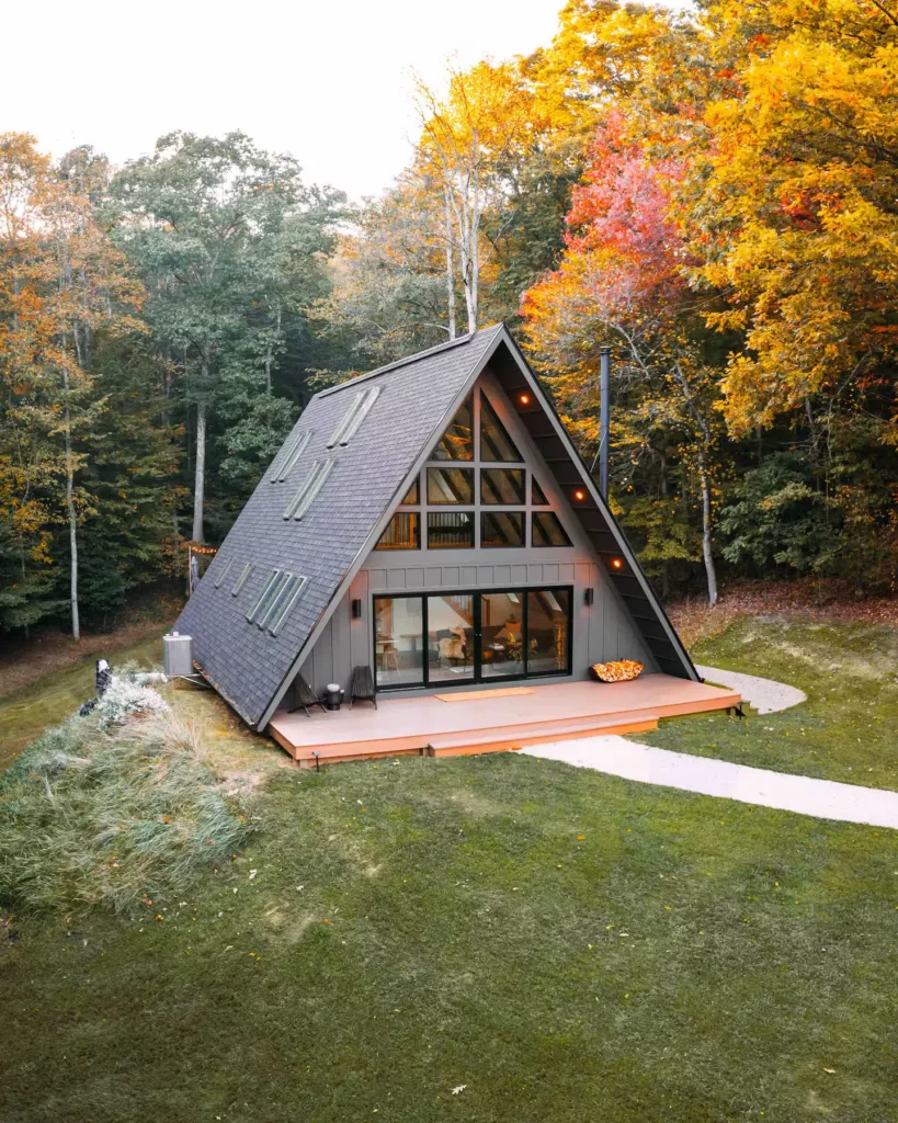 Wildewood A-Frame 1 of 76 A-frame House Exteriors Ideas to Inspire You