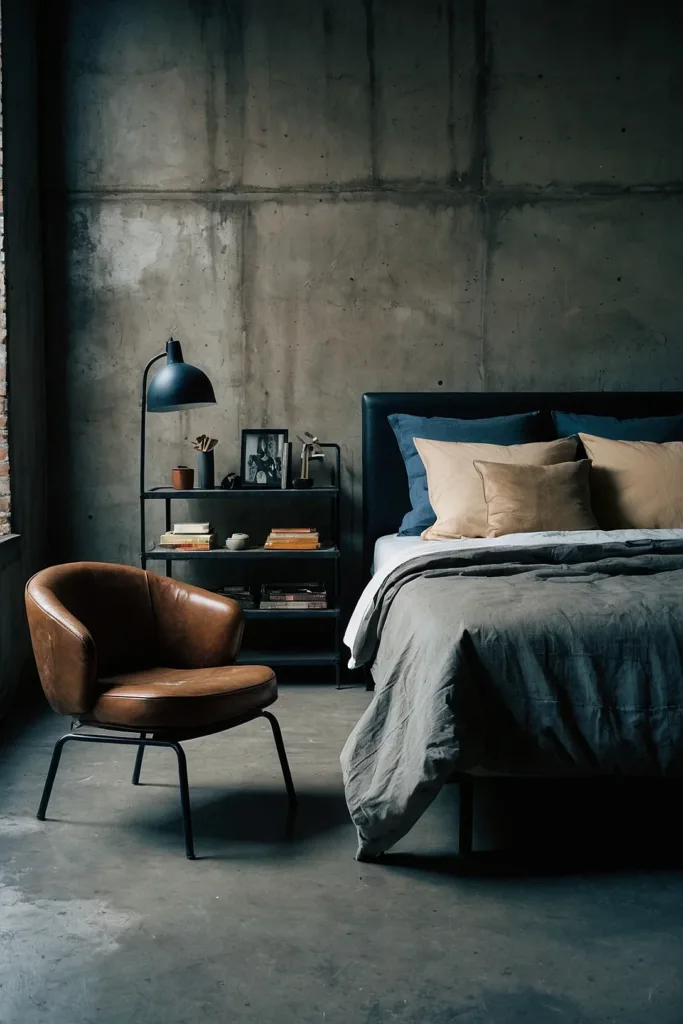 Inspiring Industrial Bedroom Design Ideas 33