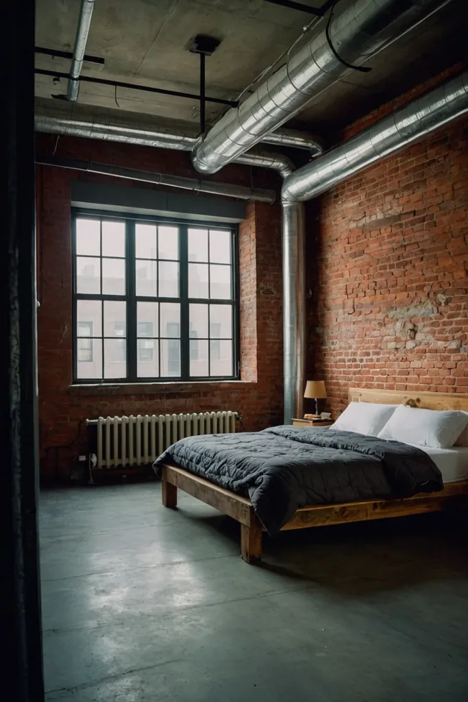 Inspiring Industrial Bedroom Design Ideas 35