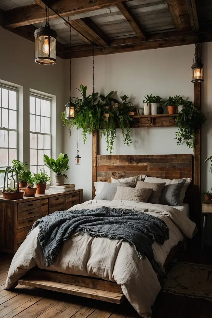 Inspiring Industrial Bedroom Design Ideas 6