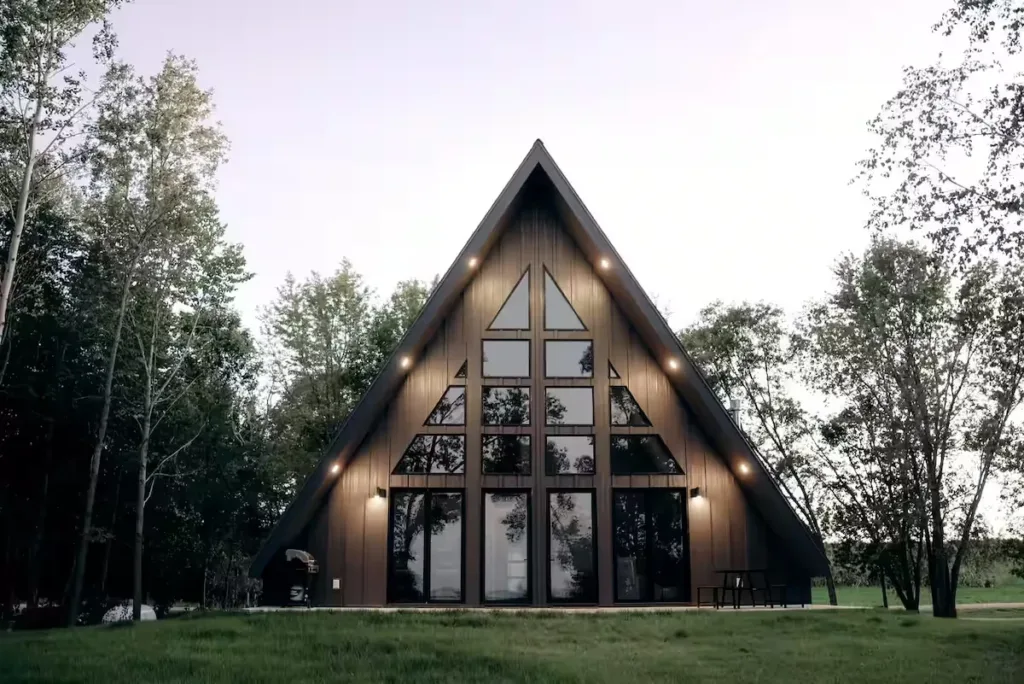 A-Frame cabin on Lake Miltona