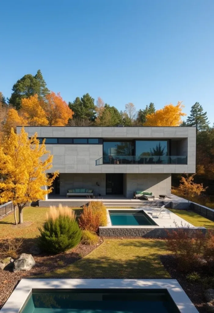 Stunning Brutalist Concrete House Designs 2