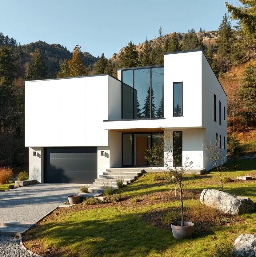 Modern-small-house-architectural-feature