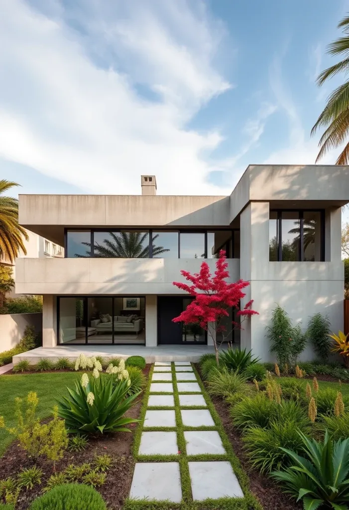 Stunning Brutalist Concrete House Designs 20