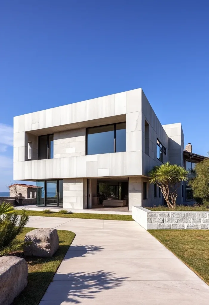 Stunning Brutalist Concrete House Designs 23