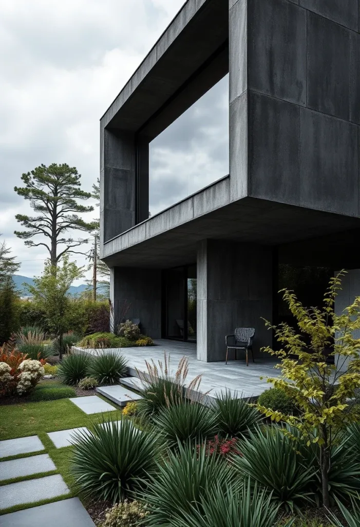 Stunning Brutalist Concrete House Designs 33