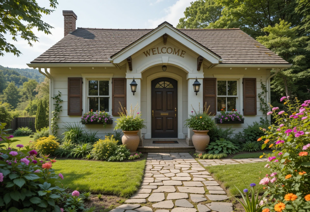 38 Cozy Cottage Exterior Design Ideas with Style, and Comfort